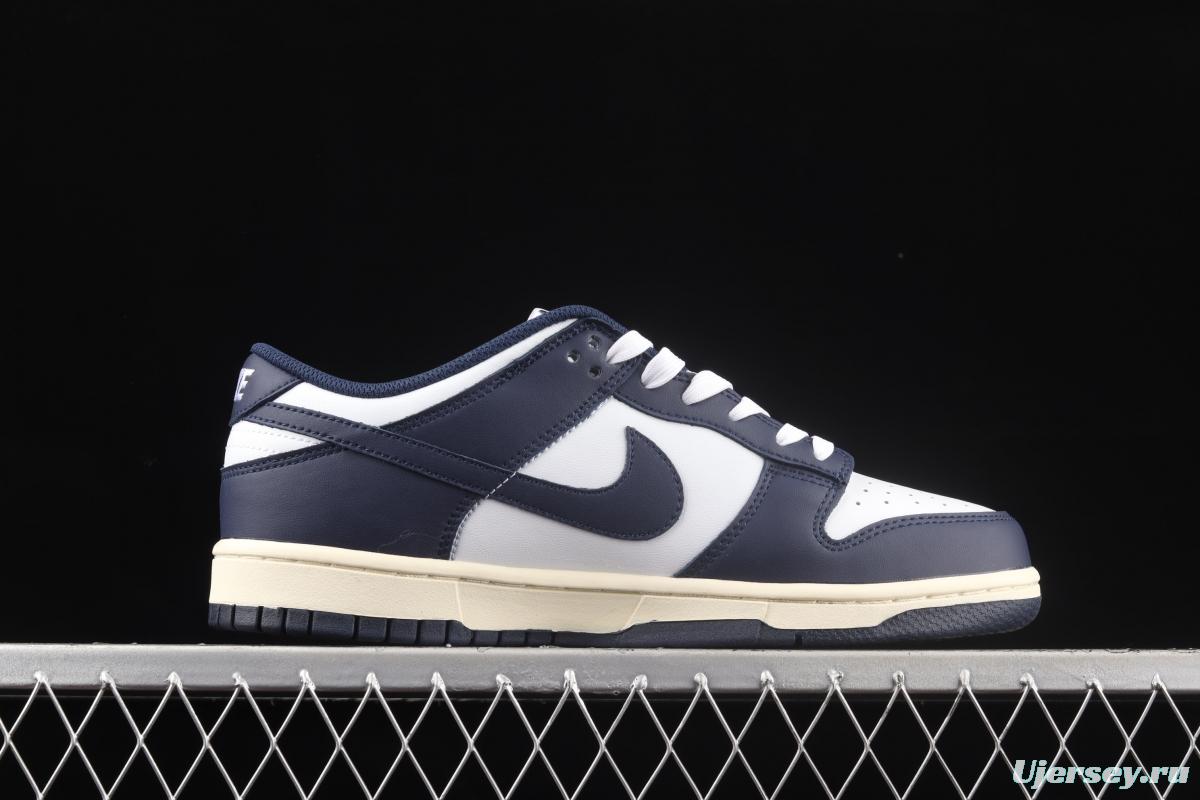 NIKE SB DUNK Low Navy Blue navy blue color SB buckle rebound fashion casual board shoes DD1503-115