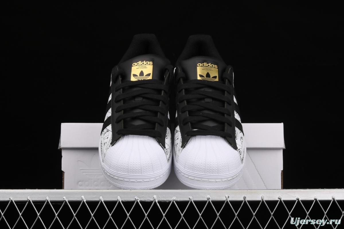 Adidasidas Originals Superstar FV2819 shells are covered with logo classic sneakers.