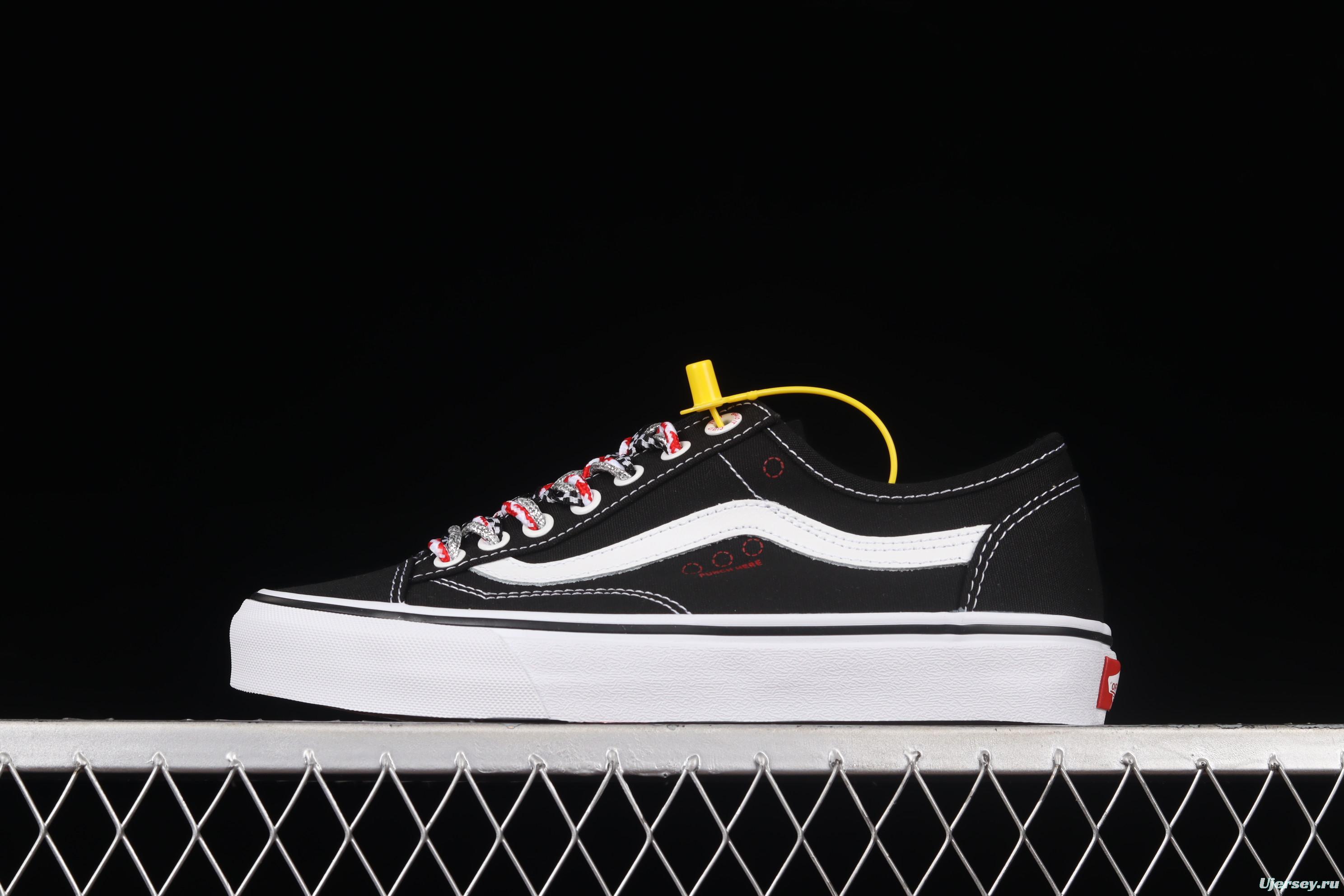 Vans Old Skool black side striped low-top canvas shoes VN0A54F49Y4