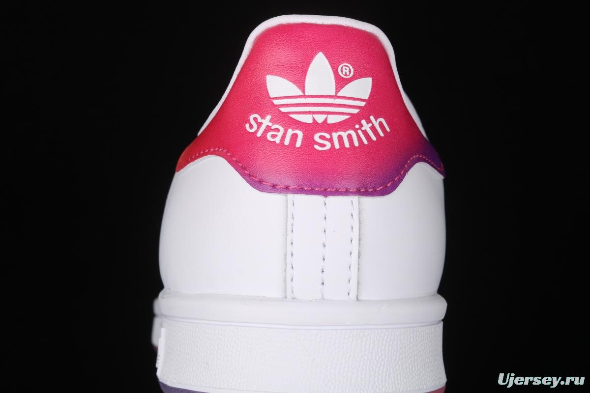 Adidas Stan Smith Rainbow EG8133 Smith rainbow crystal soles casual board shoes