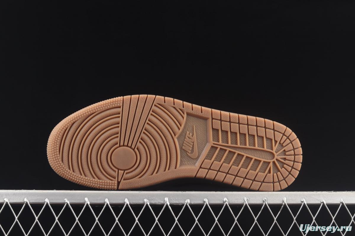 Air Jordan 1 Low Carnivore predator theme black and red low-side cultural board shoes DN3400-001