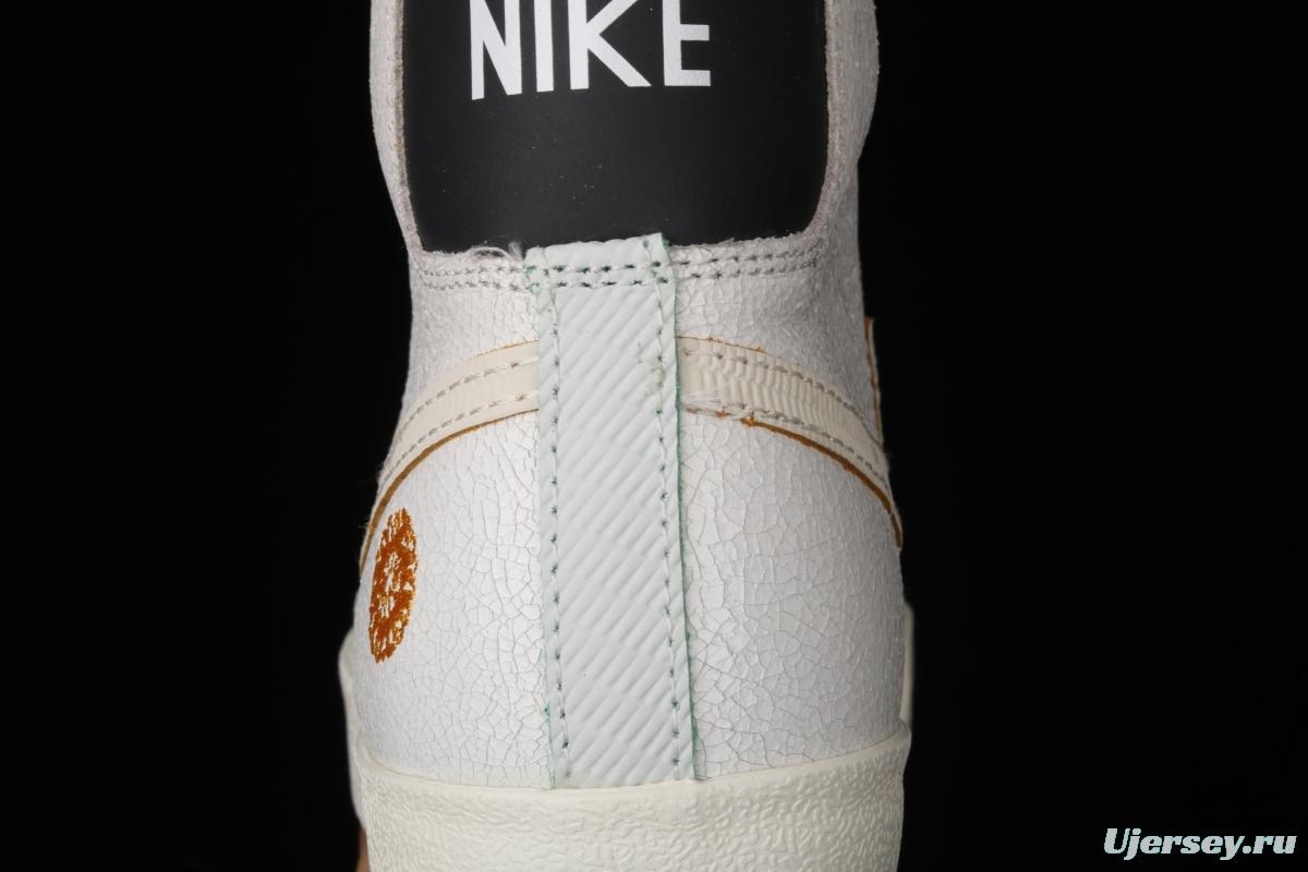 NIKE Blazer Mid '1977 Vintage Day Of The Classic Trail Blazers High Band Leisure Sports Board shoes DC5185-133