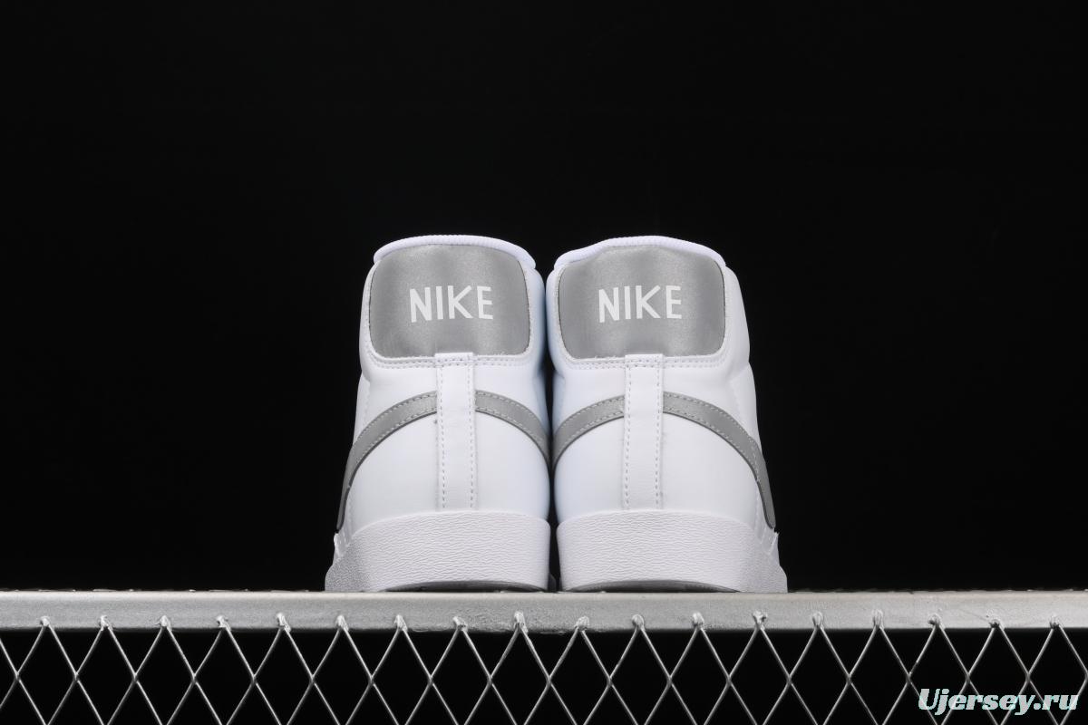 NIKE Blazer Mid Retro Trail Blazers Leather High-top Leisure Sports Board shoes 845054-106