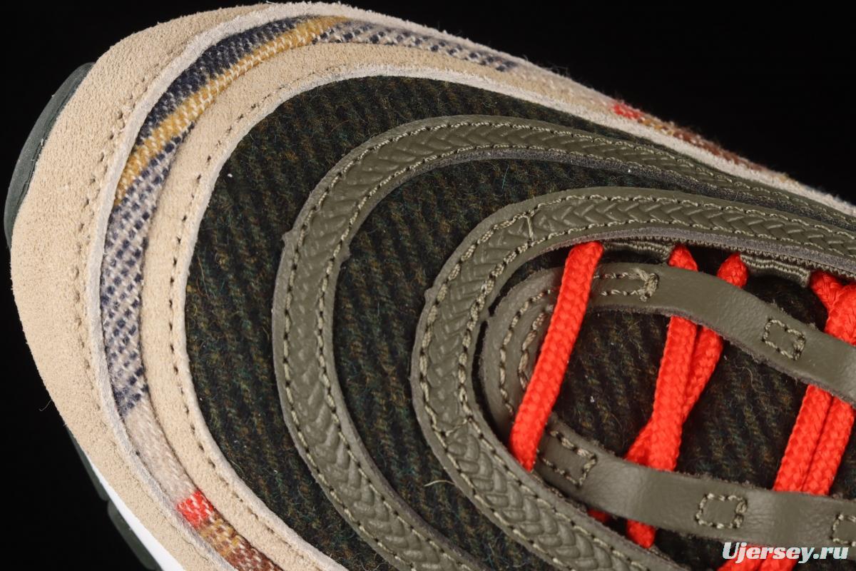 NIKE Air Max 97 brown color matching bullet air cushion running shoes DC3494-992