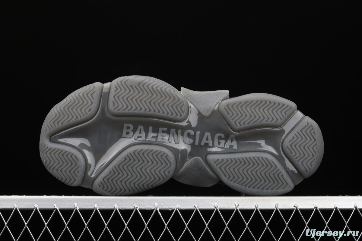 Balenciaga Triple S 3.0 three-generation retro casual running shoes full combination nitrogen crystal outsole A11801