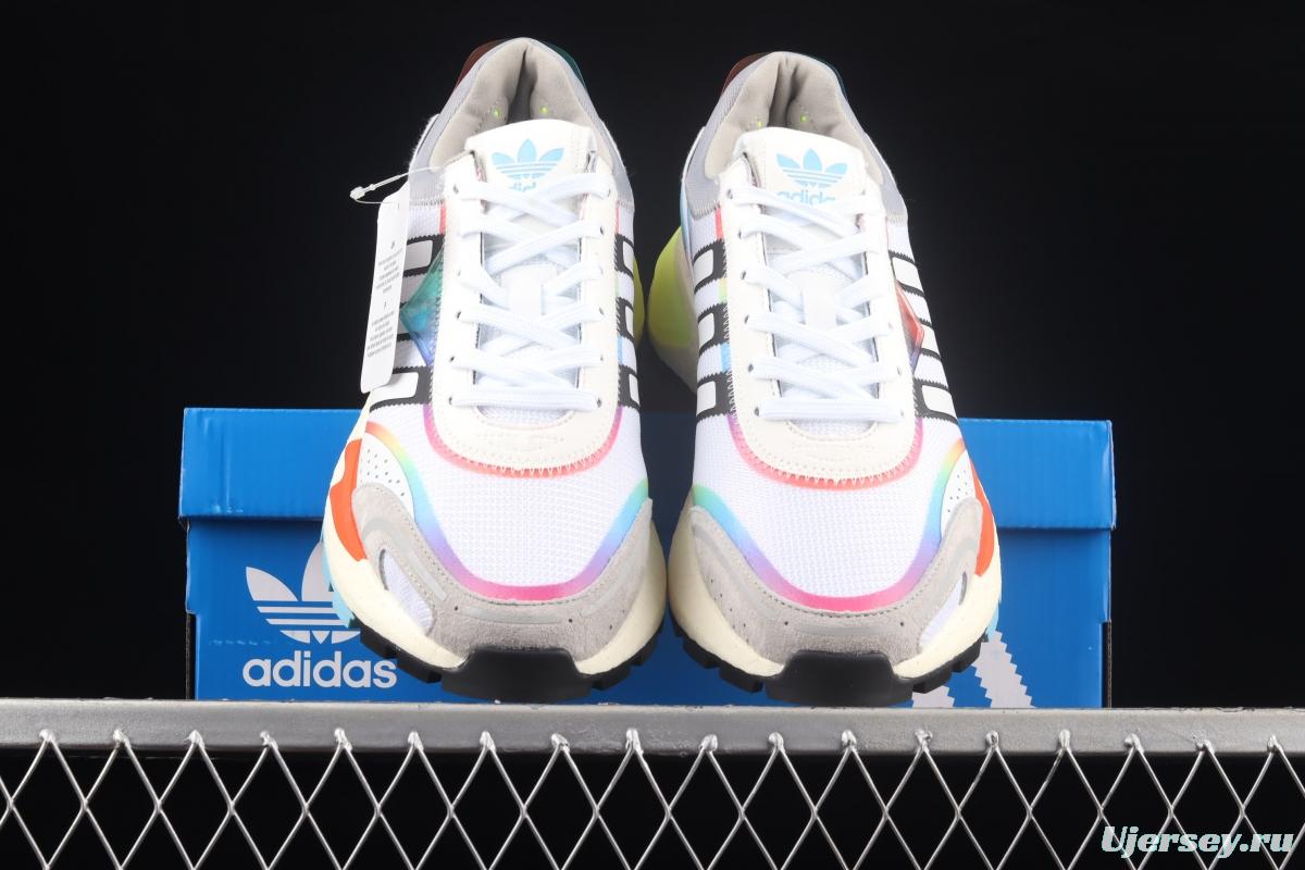 Adidas Retropy P9 H03084 new sports and leisure popcorn thick-soled running shoes