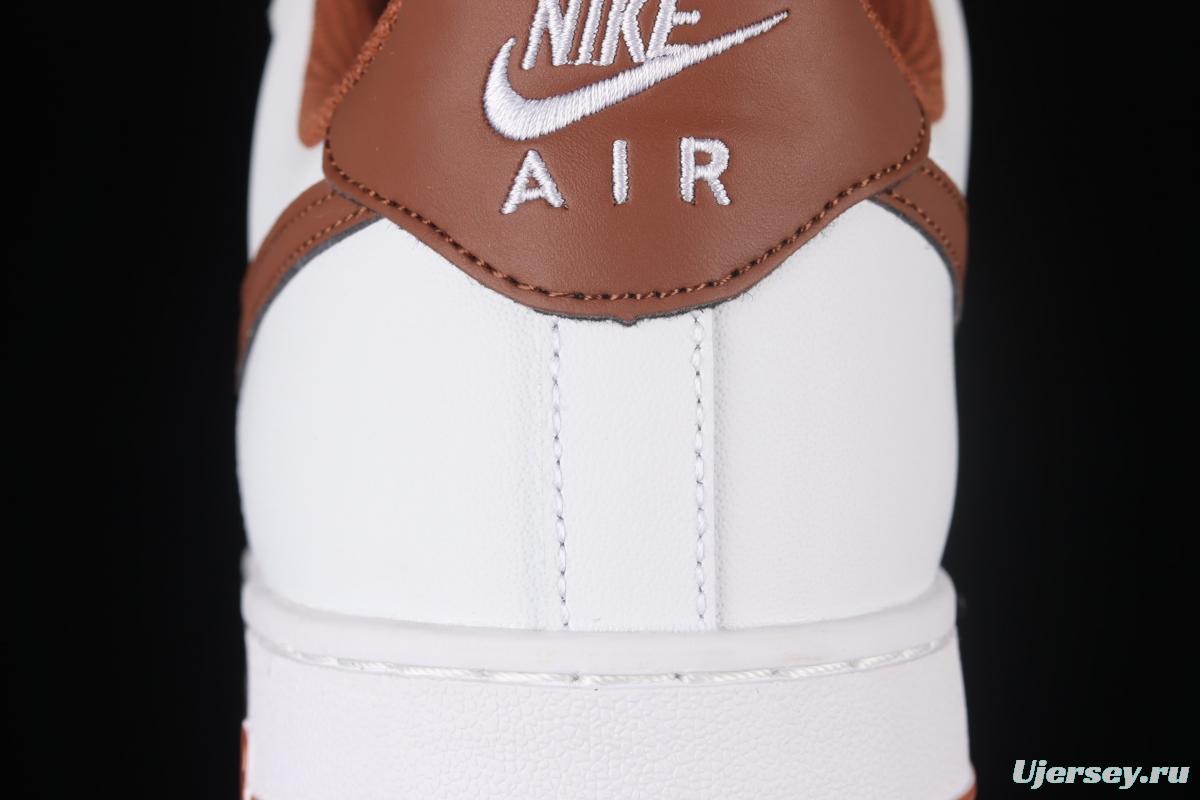 NIKE Air Force 11607 Low Pecan Chocolate Brown low-top casual board shoes DH7561-100