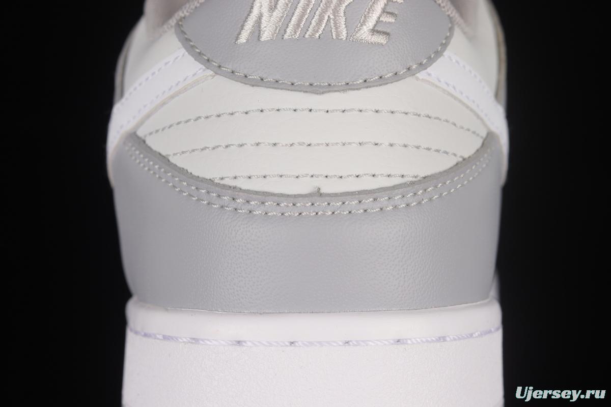 NIKE DUNK Low Retro Grey White Cool Grey Color Matching SB Buckle Rebounds Fashion Casual Sneakers DJ6188-001