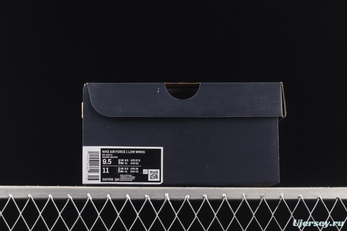 NIKE Air Force 1 Low Sail lipstick embroidered low-top casual board shoes DQ7656-100