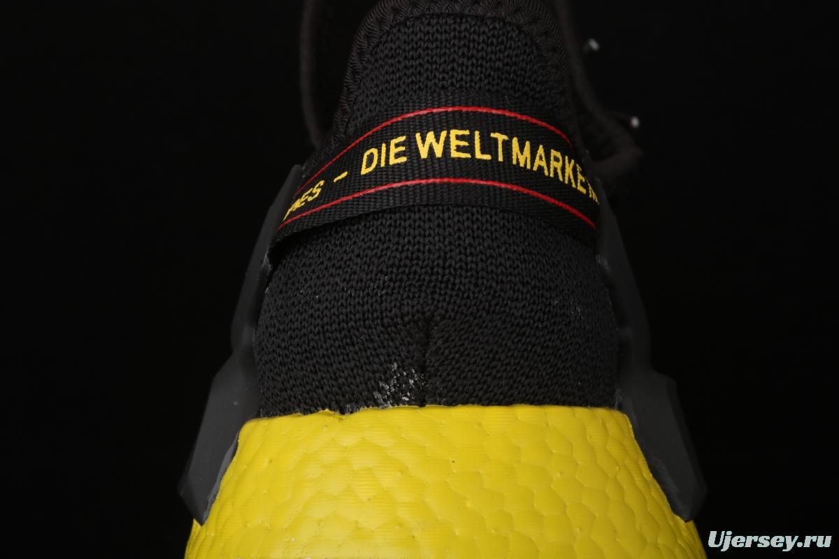 Adidas NMD R1 Boost V2 FX4149 second generation elastic knitted surface popcorn running shoes