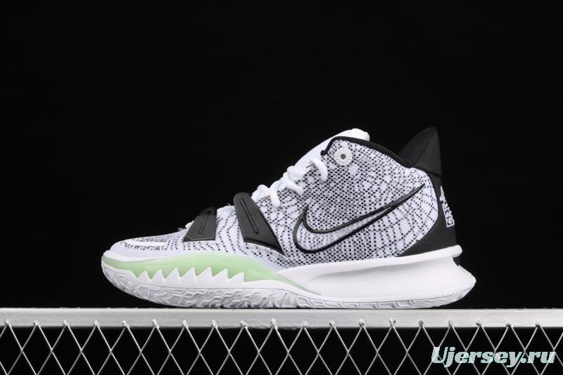 NIKE Kyrie 7 HIP-POP Owen 7th generation hip hop theme luminous white and green CQ9327-100