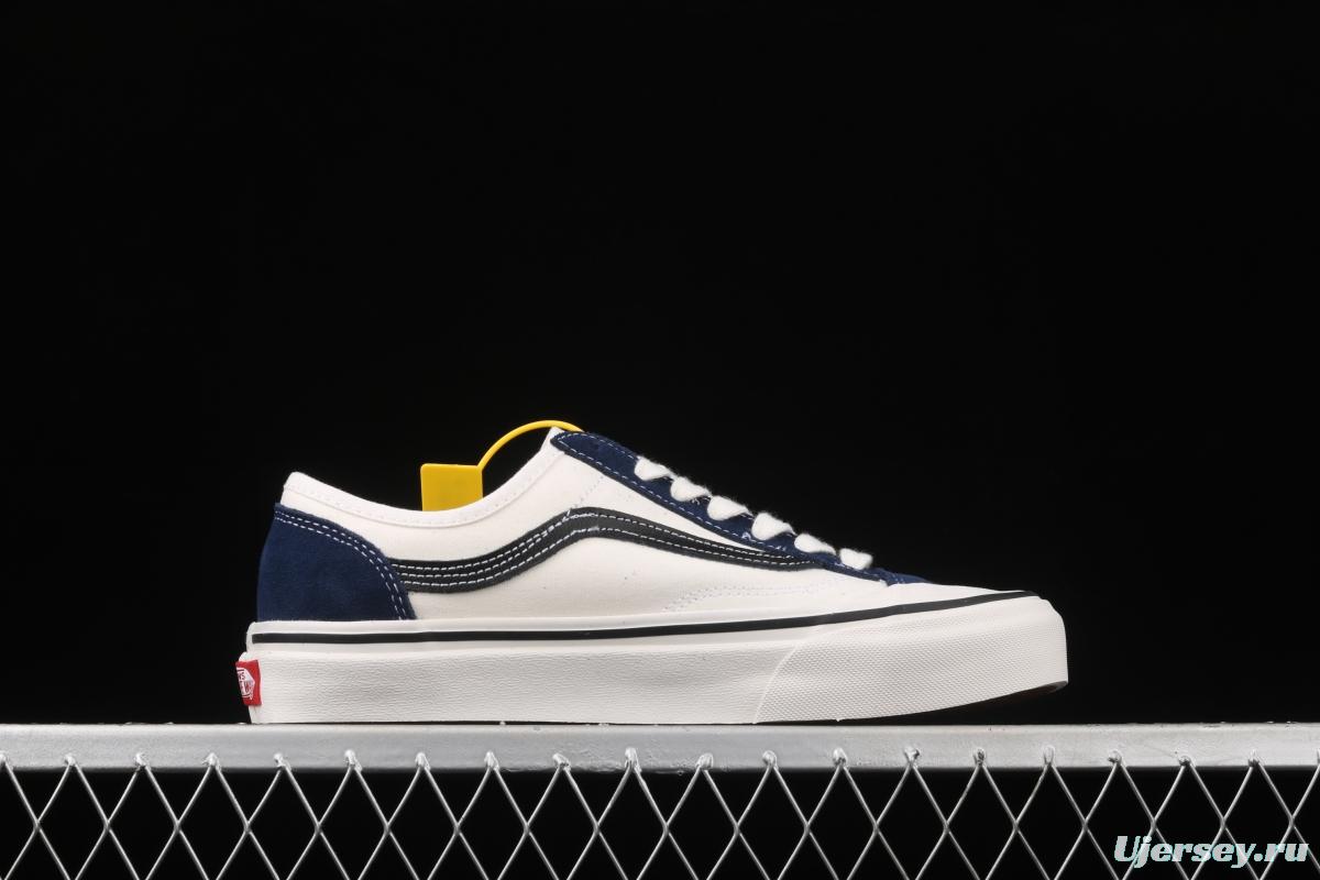 Vans Style 36 half-moon head half-crescent white low-top sports board shoes VN0A38GF4UJ2