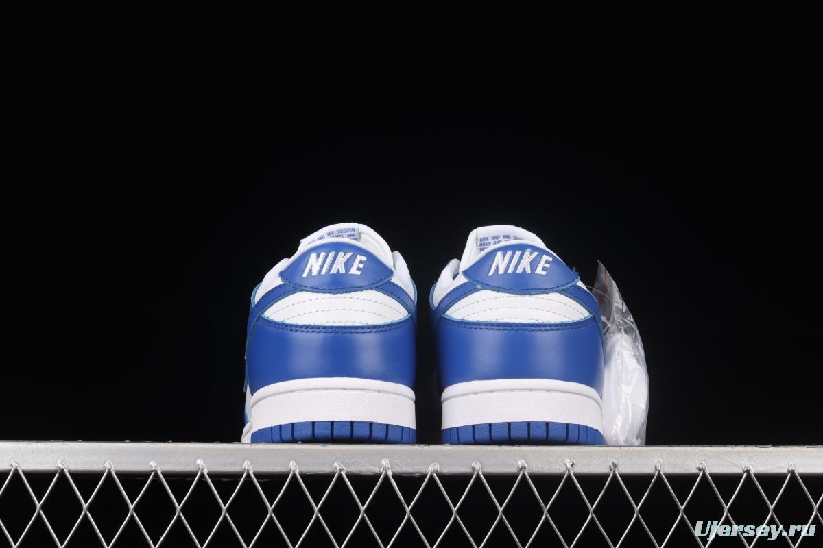 NIKE SB DUNK Low Pro Kentucky White Blue University of Kentucky Board shoes CU1726-100