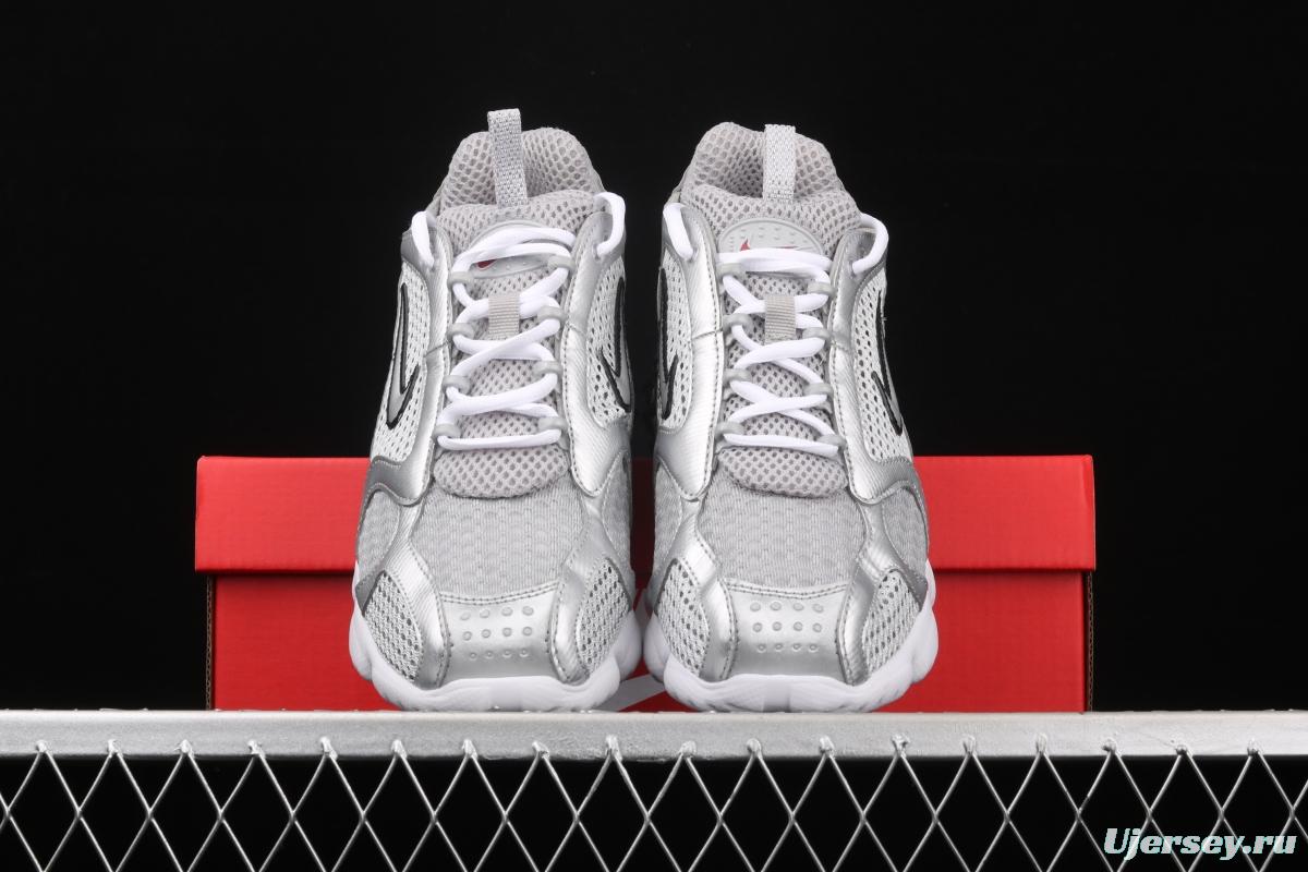 Stussy x NIKE Air Zoom Spiridon Caged 2 Spiri prison East cage 2 generation retro casual running shoes CJ1288-001