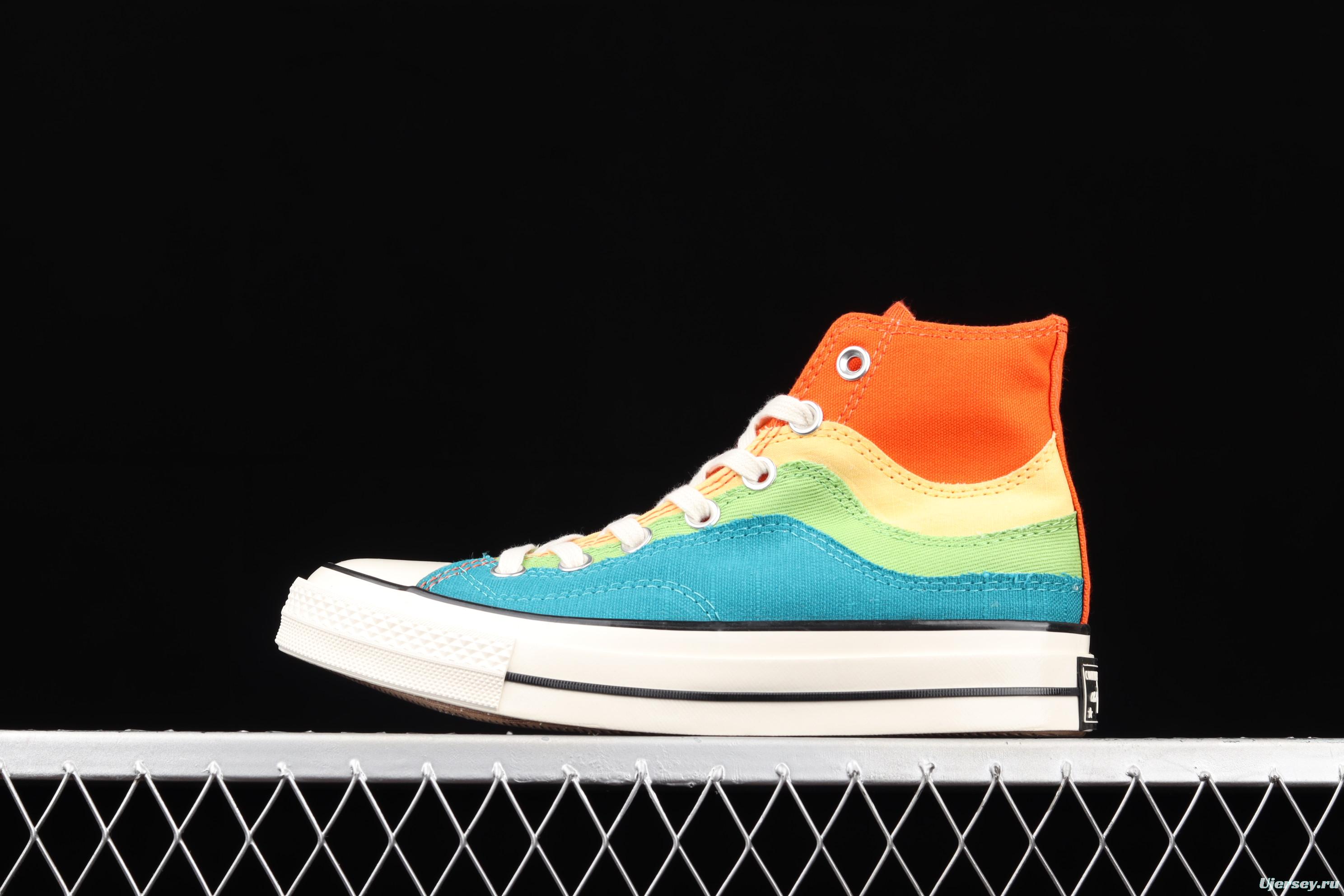 Converse Chuck 70 2021 new Samsung standard splicing color high upper canvas shoes 170836C
