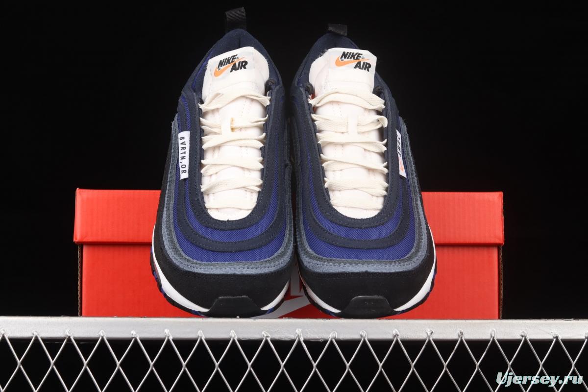 NIKE Air Max 97 dark blue bullet air cushion running shoes DH1085-001