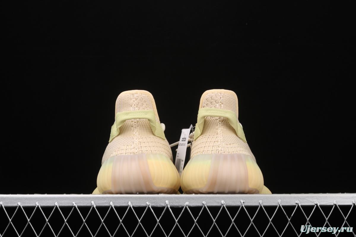 Adidas Yeezy Boost 350 V2 Flax FX9028 Darth Coconut 350 second Generation Coconut New Asia Limited