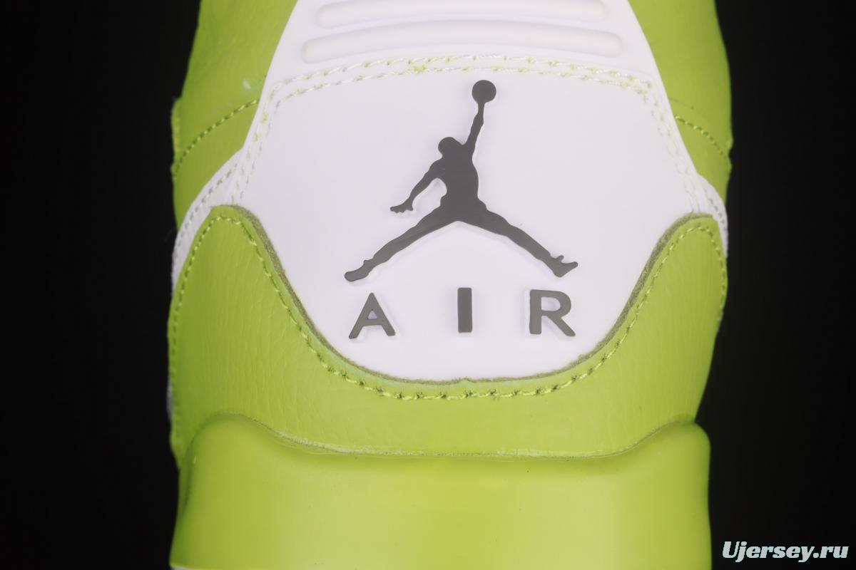 Jordan Legacy 312 apple green color Velcro three-in-one board shoes AQ4160-301