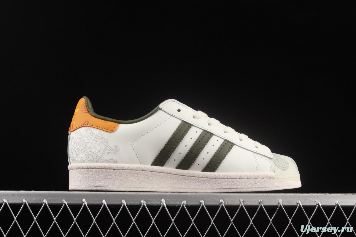 Adidas Originals Superstar GX3656 shell head classic leisure board shoes