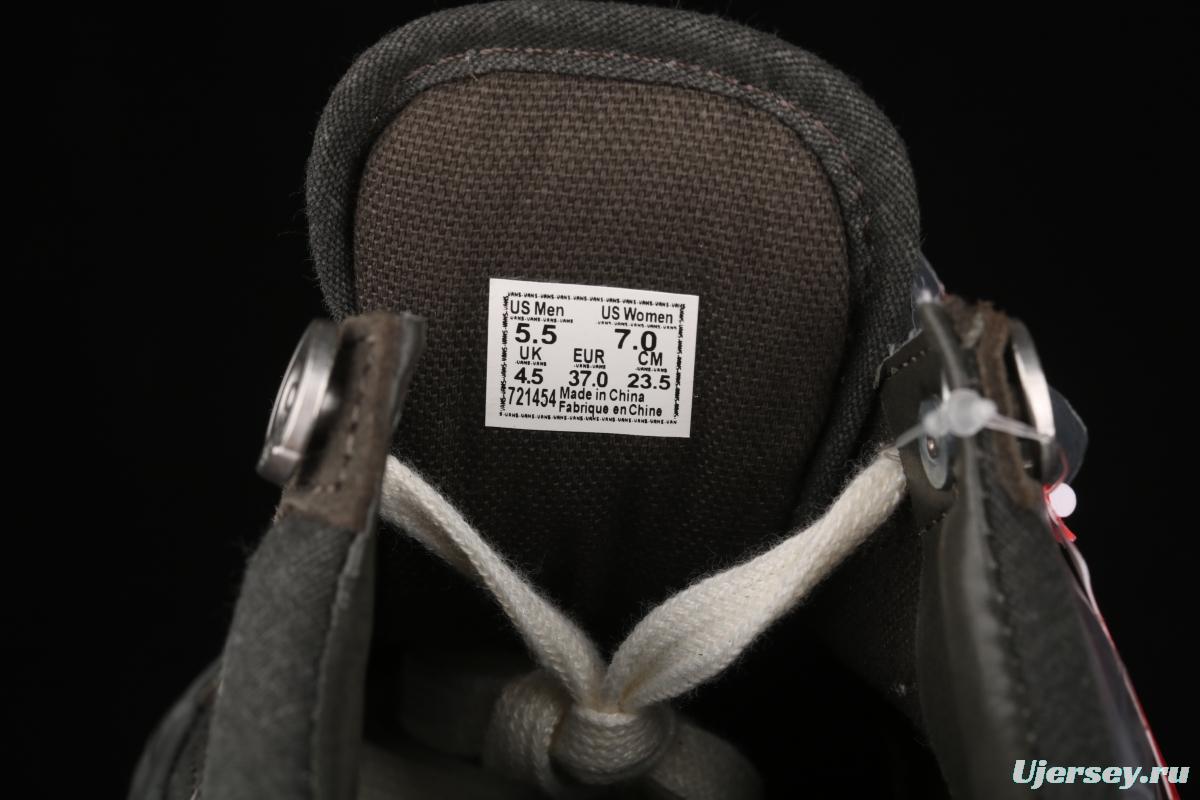 C2H4 x Vans Old Skool RelicStone joint style dark gray low-top casual board shoes VN0A5AO92YD
