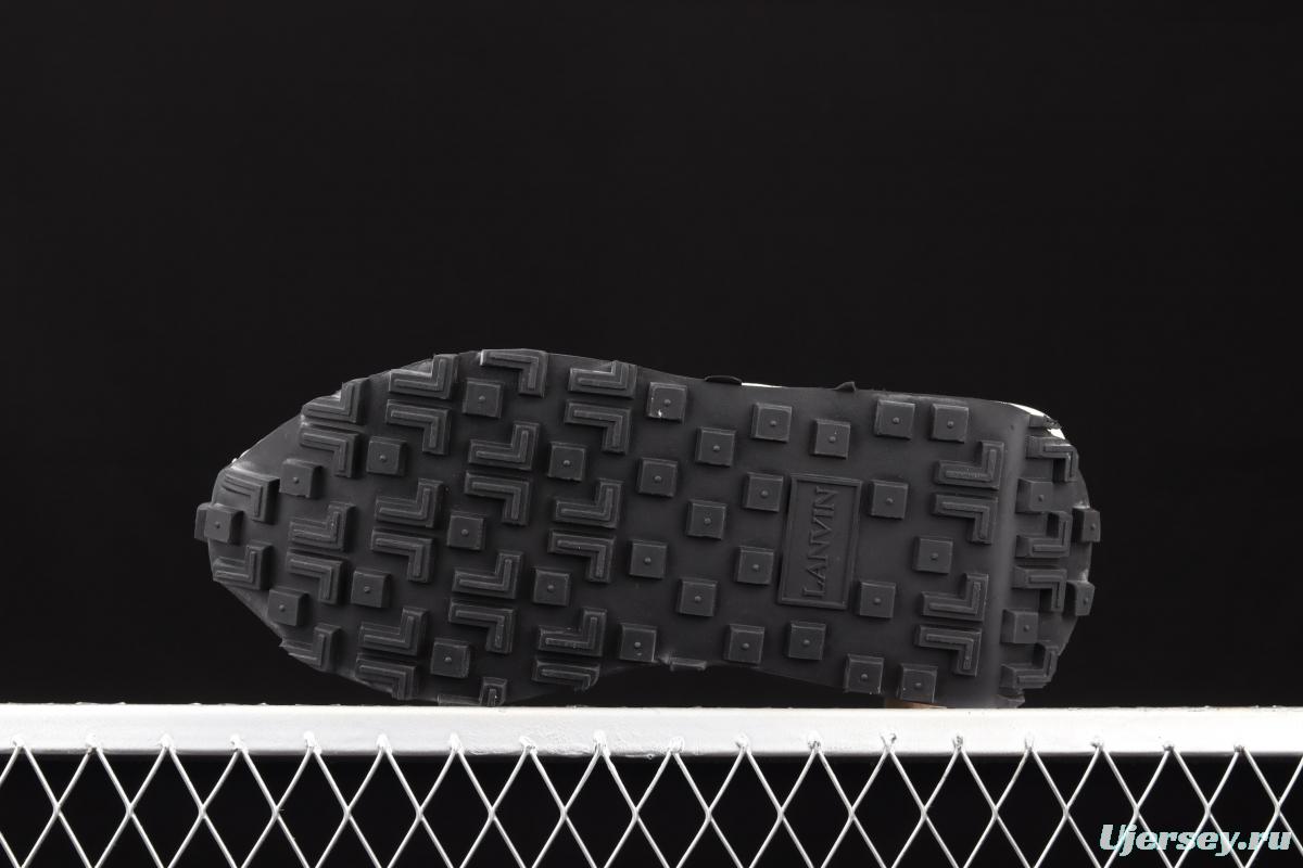 Lanvin Bumper French classic luxury brand Langfan retro leisure sneakers