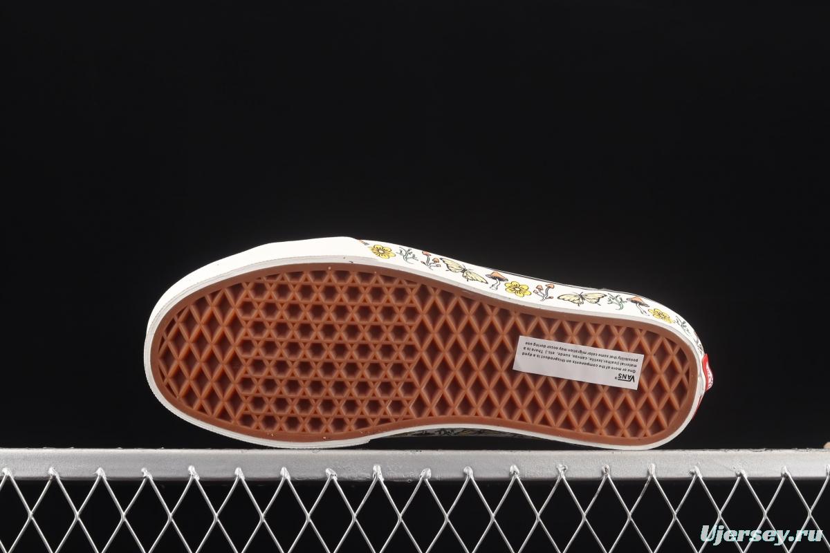 Vans Style 36 Decon SF Black and Grey spliced Butterfly Flower Leisure Board shoes VN0A5HYRA1H