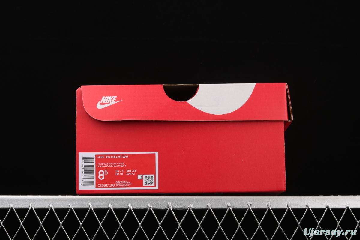 NIKE Air Max 97 2020 New Environmental Earth themed half-palm Air cushion running shoes CZ5607-2020