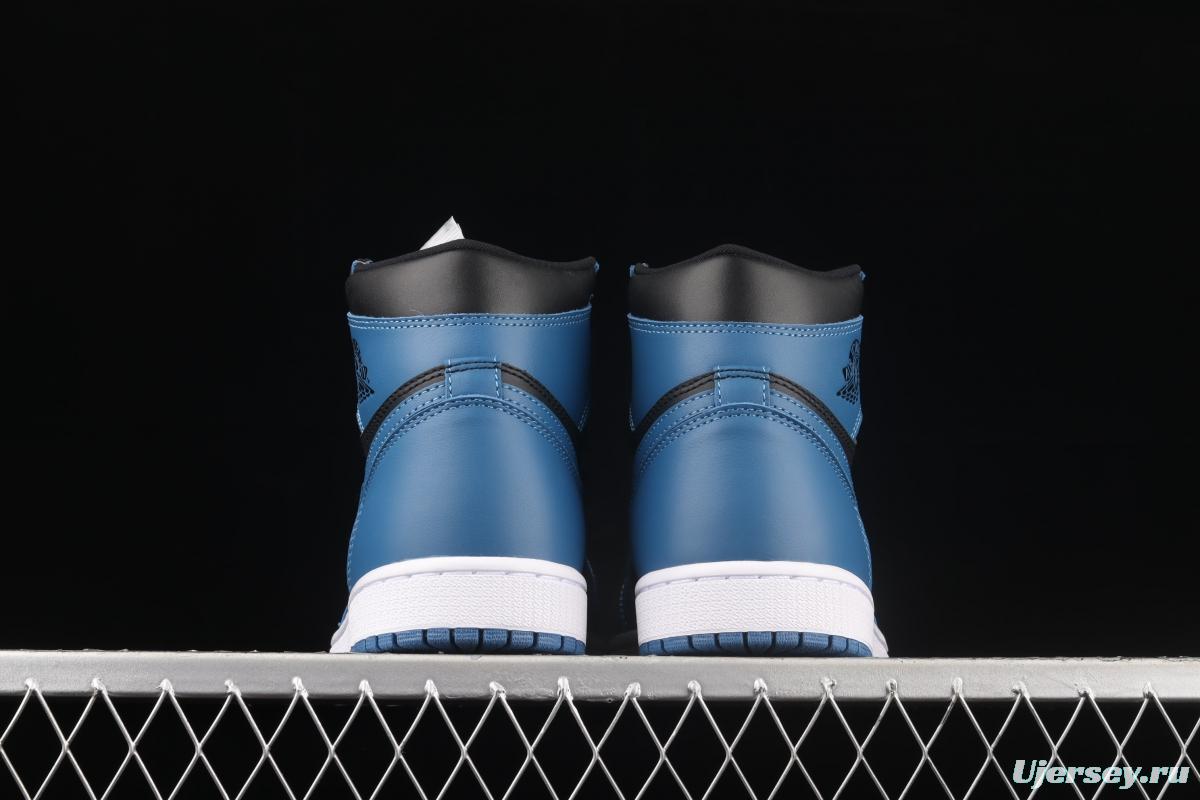 Air Jordan 1 Retro High OG Dark Marina Blue Royal Blue 2.0 high top basketball shoes 555088-404