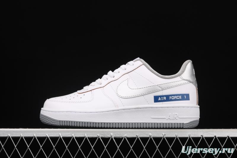 NIKE Air force1 Low labei maker white and blue color matching low-top casual board shoes DC5209-100