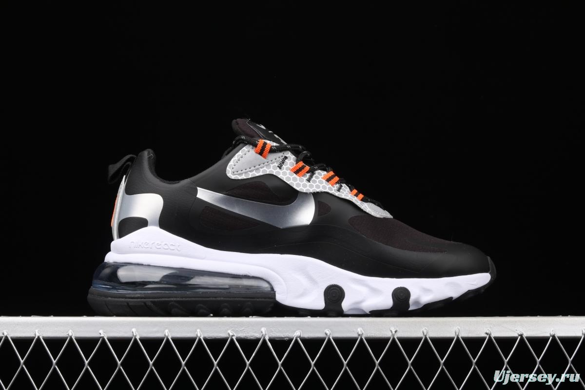 NIKE Air Max 270React new high-frequency mesh hollowing out function half-palm air cushion running shoes CT1834-001