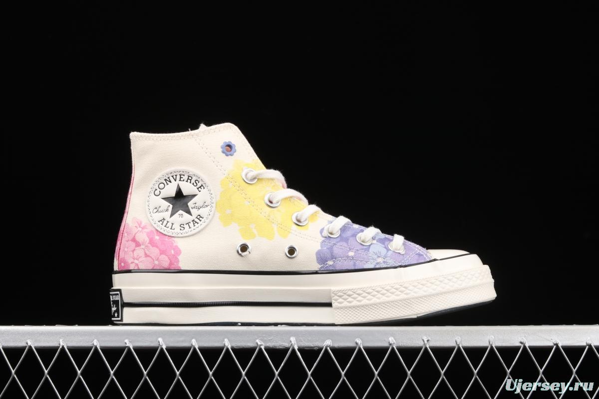 Converse 1970S Flower Series High Top Leisure Board shoes 570580C