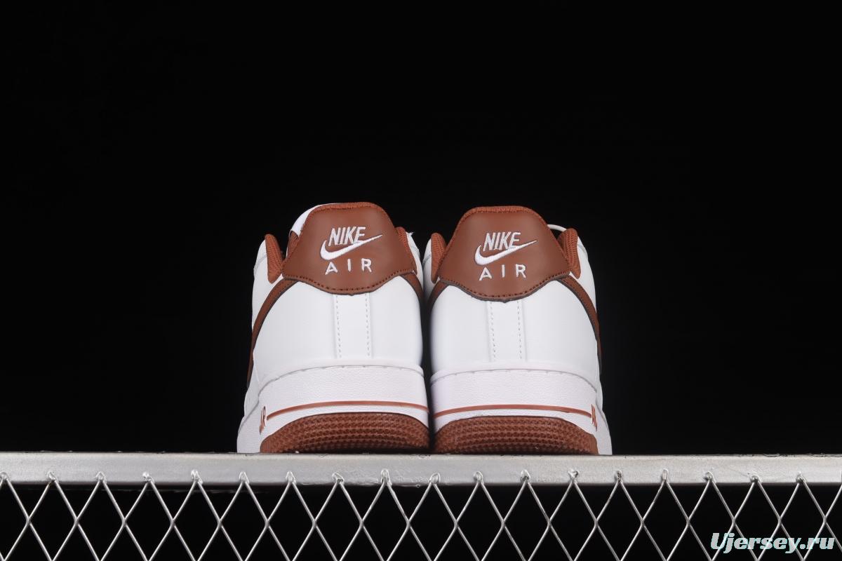 NIKE Air Force 11607 Low Pecan Chocolate Brown low-top casual board shoes DH7561-100