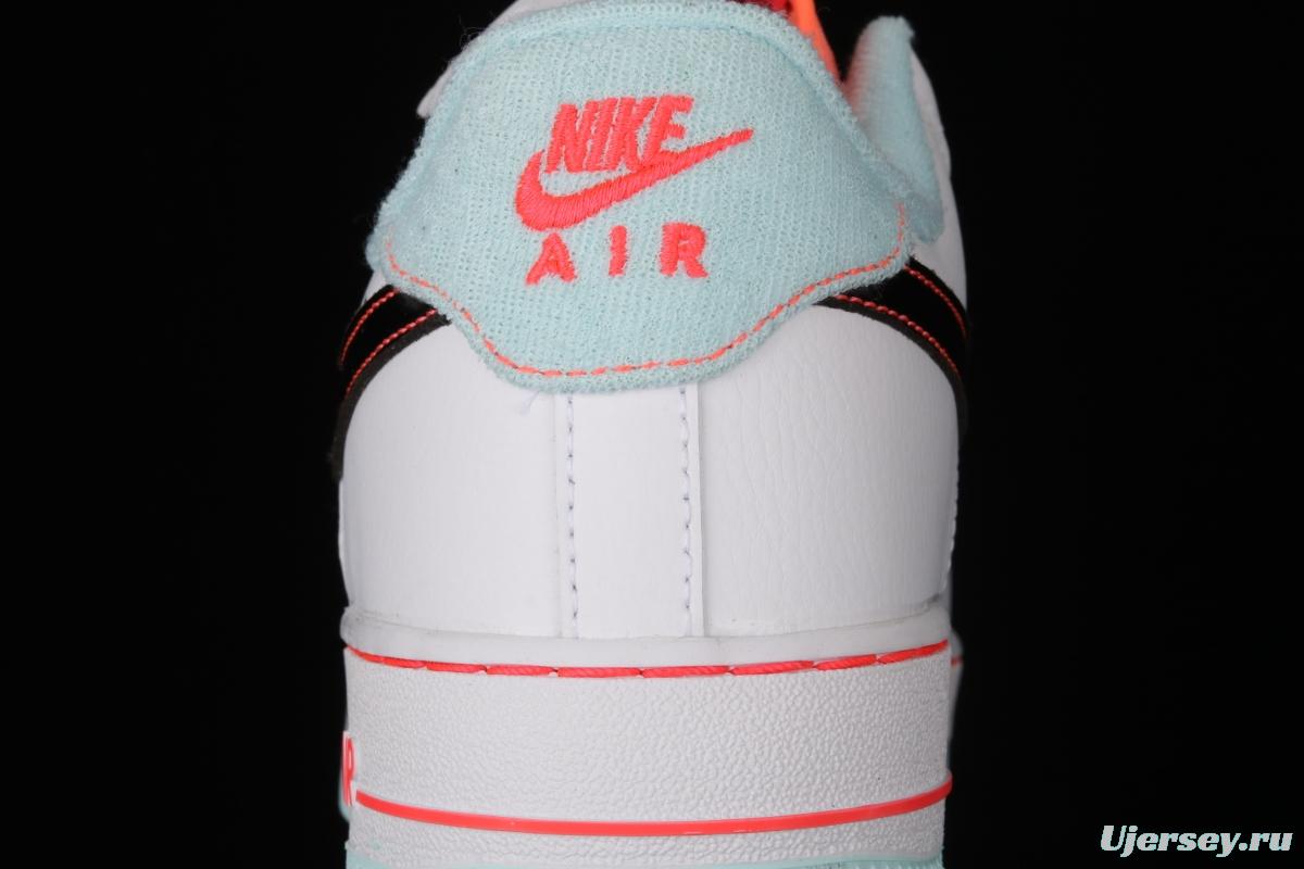 NIKE Air Force 11607 LV8 GS White/Black-Flash South Coast new color low-top casual board shoes DD7709-100