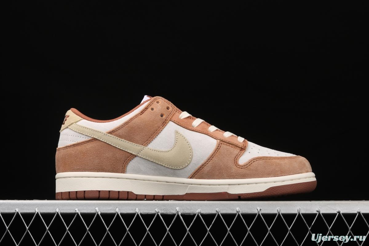 NIKE SB DUNK Low Prm milk brown SB buckle rebound fashion casual board shoes DD1390-100