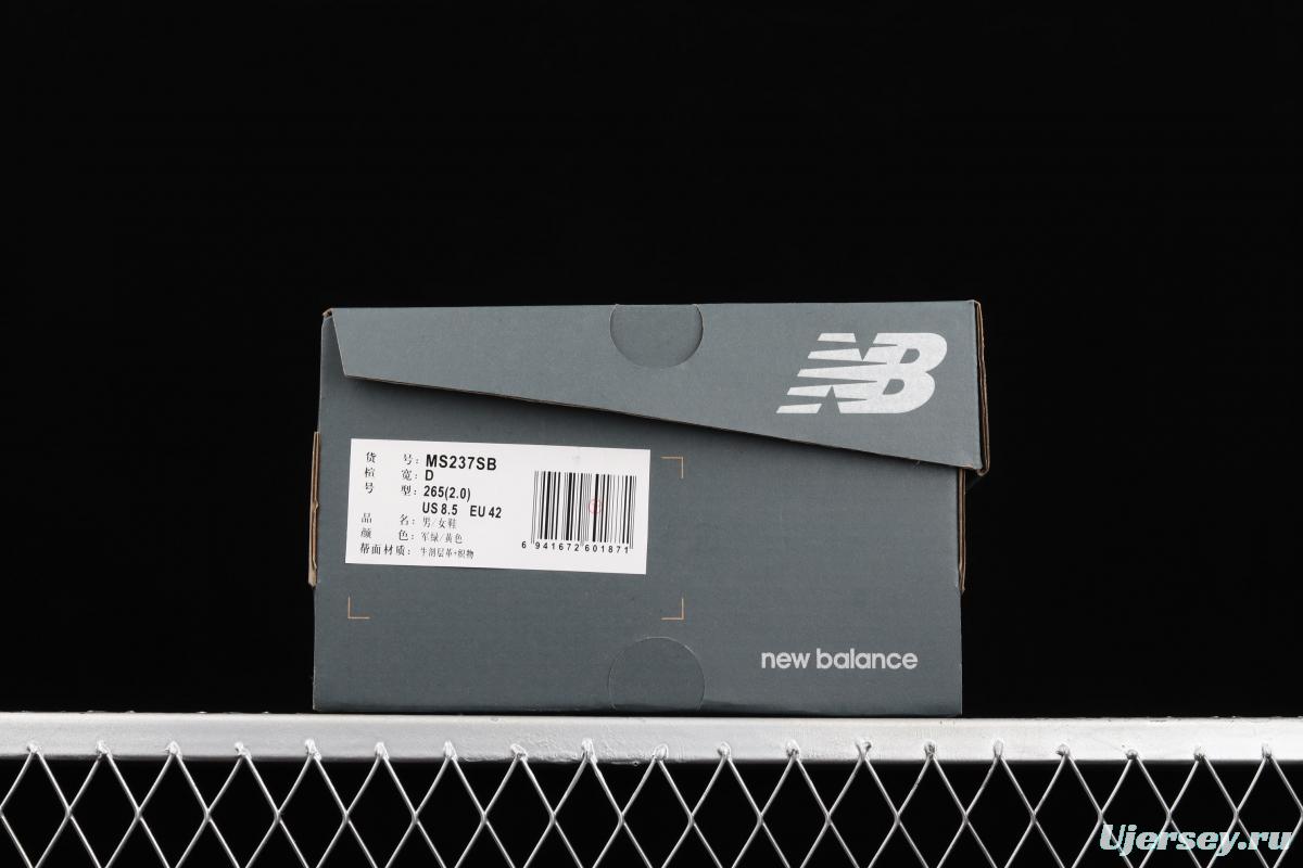 New Balance MS237 series retro leisure sports jogging shoes MS237SB