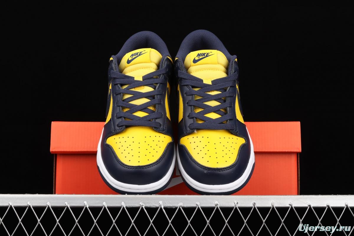 NIKE SB DUNK Low Michigan Michigan color buckle broken backboard fashion casual board shoes DD1391-700