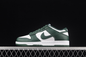 NIKE SB DUNK Low Team Green Michigan White and Green Slam Dunk Series low side Leisure Sports Skateboard shoes DD1391-101