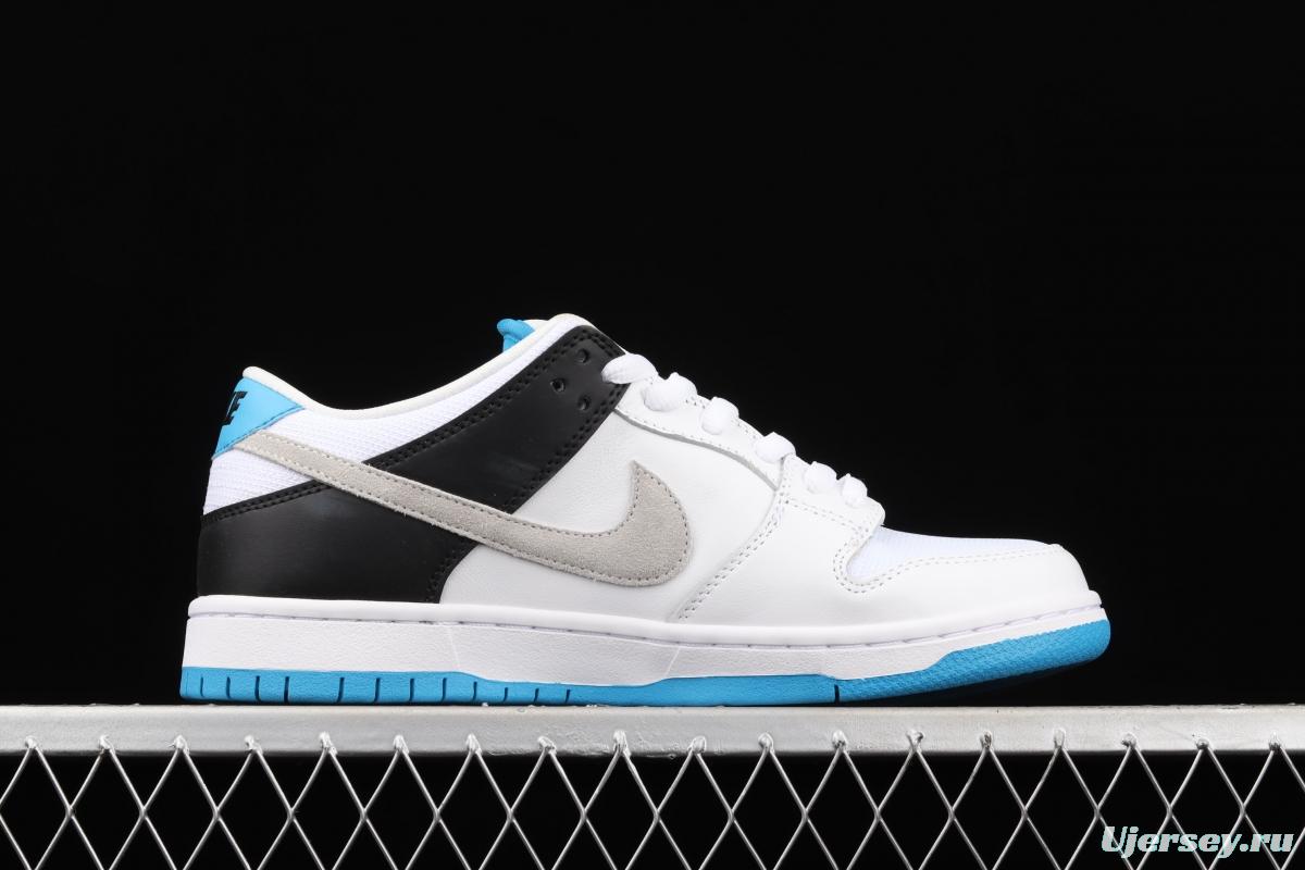 NIKE SB DUNK Low Prm laser blue color SB buckle rebound fashion casual board shoes BQ6817-101