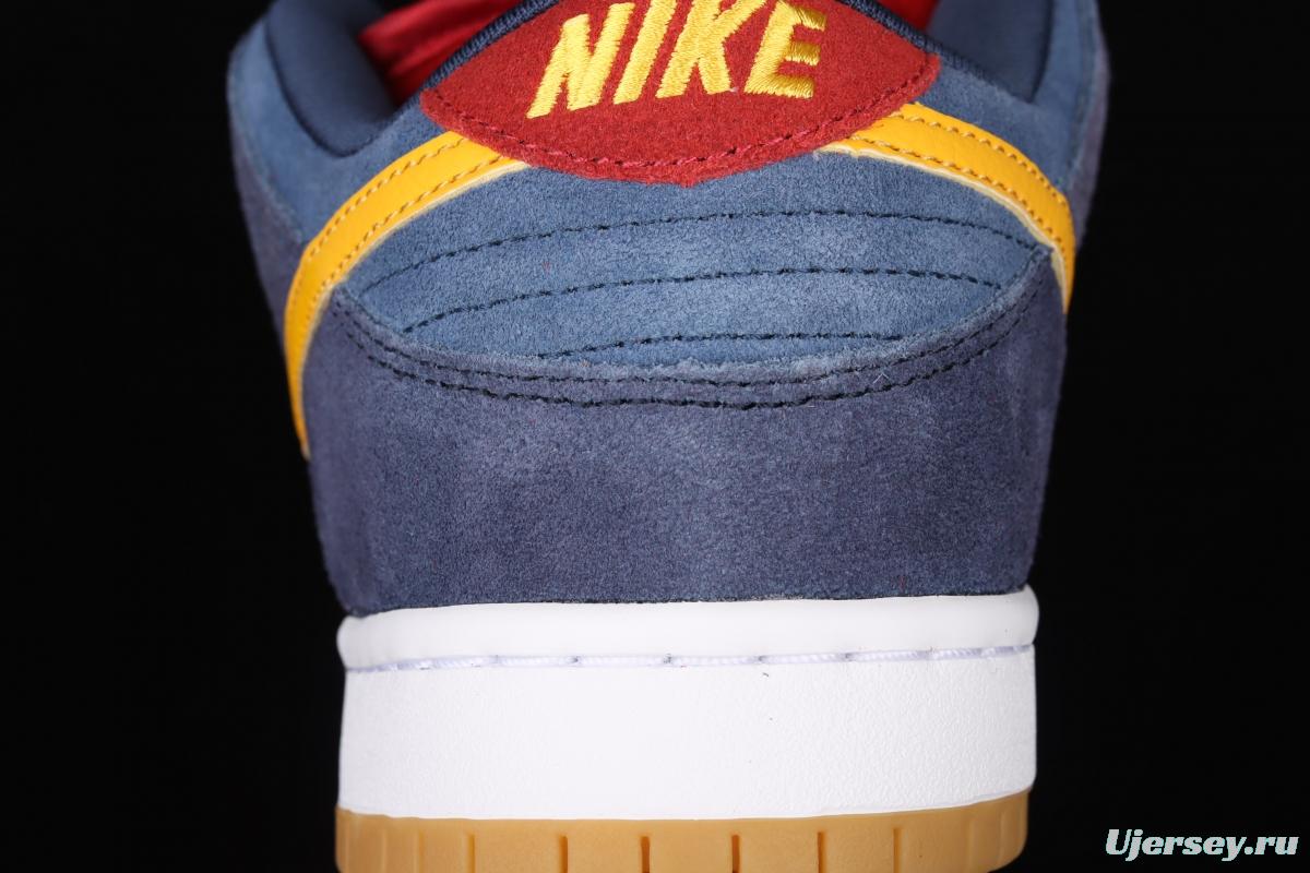 NIKE SB DUNK Low Barcelona Barcelona dress up color dunk series retro low-top skateboard shoes DJ0606-400