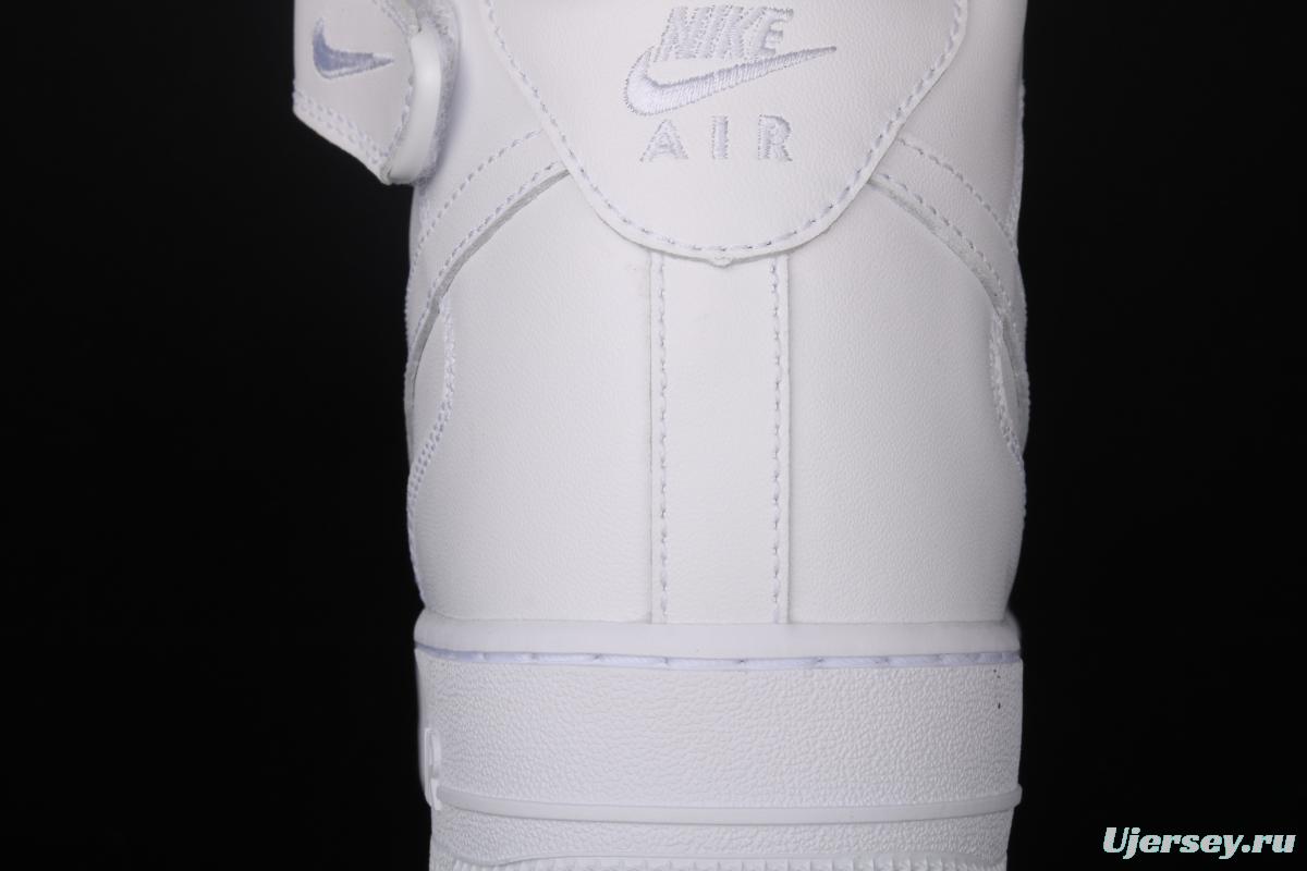 NIKE Air Force 1 Mid'07 Air Force all-white mid-top casual board shoes 315123-111,