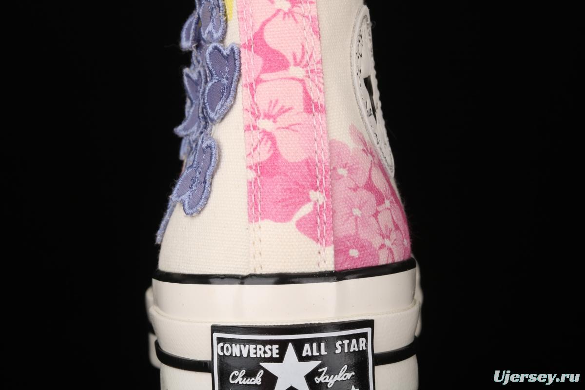 Converse 1970S Flower Series High Top Leisure Board shoes 570580C