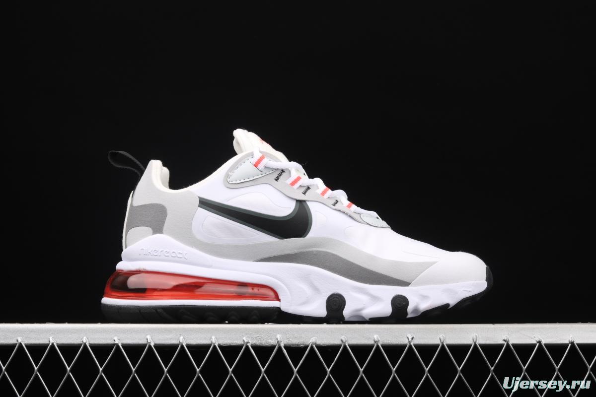 NIKE Air Max 270React new high-frequency mesh function half-palm air cushion running shoes CT1280-100