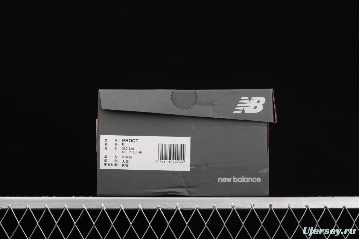 New Balance Proctsen New Bailun retro smile canvas leisure classic campus board shoes PROCT Tianlan