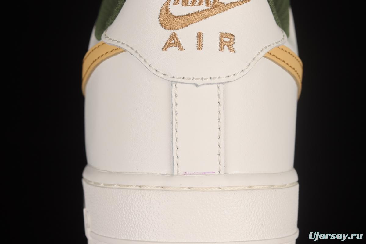 NIKE Air Force 1'07 Low Beige Yellow Hook Low Top Sports Casual Sneakers LS9042-108