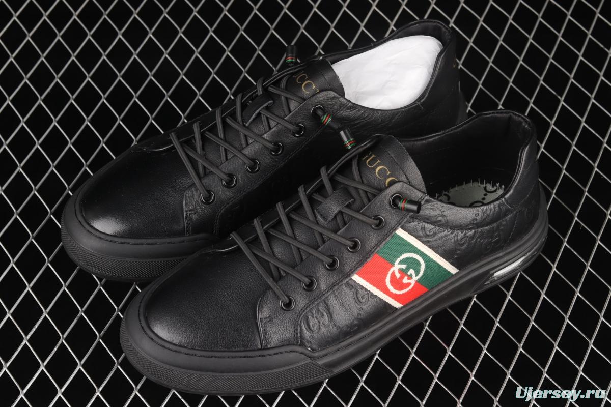 Gucci Screener GG High-Top Sneaker double G embossed leisure shoes series leisure board shoes 02JPO60166