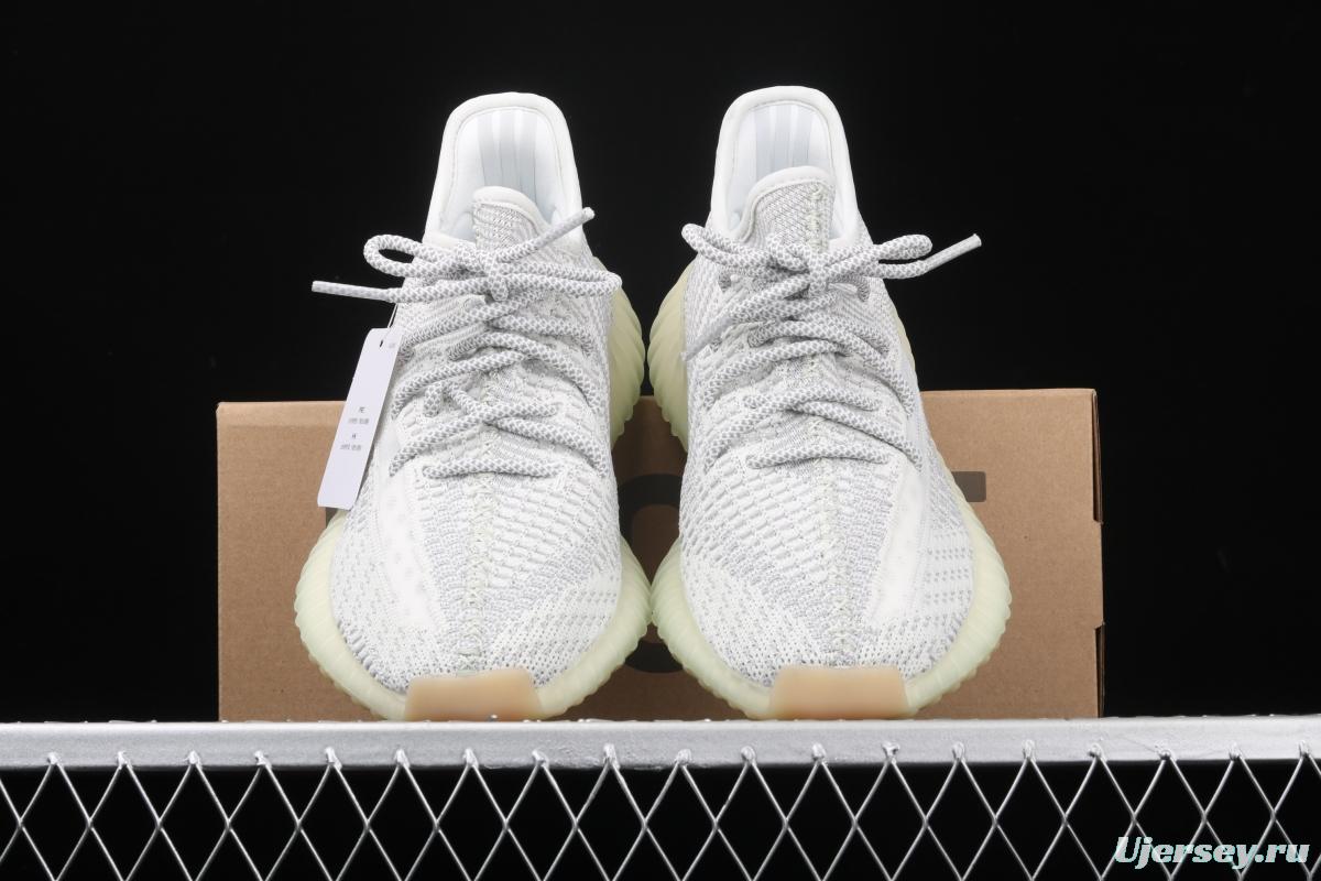 Adidas Yeezy Boost 350V2 Tailgate FX4348 Darth Coconut 350 second generation hollowed-out Asian gray angel color