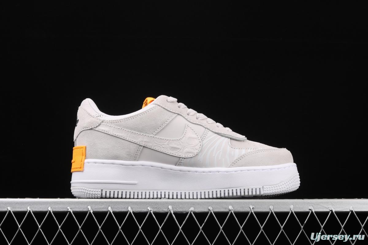 NIKE Air Force 1 ShAdidasow light weight heightened low-top 100-board shoes CU3446-001