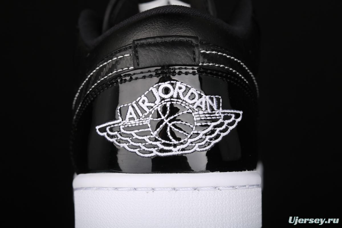 Air Jordan 1 Low ASW low-top all-Star patent leather black low-top basketball shoes DD1650-001