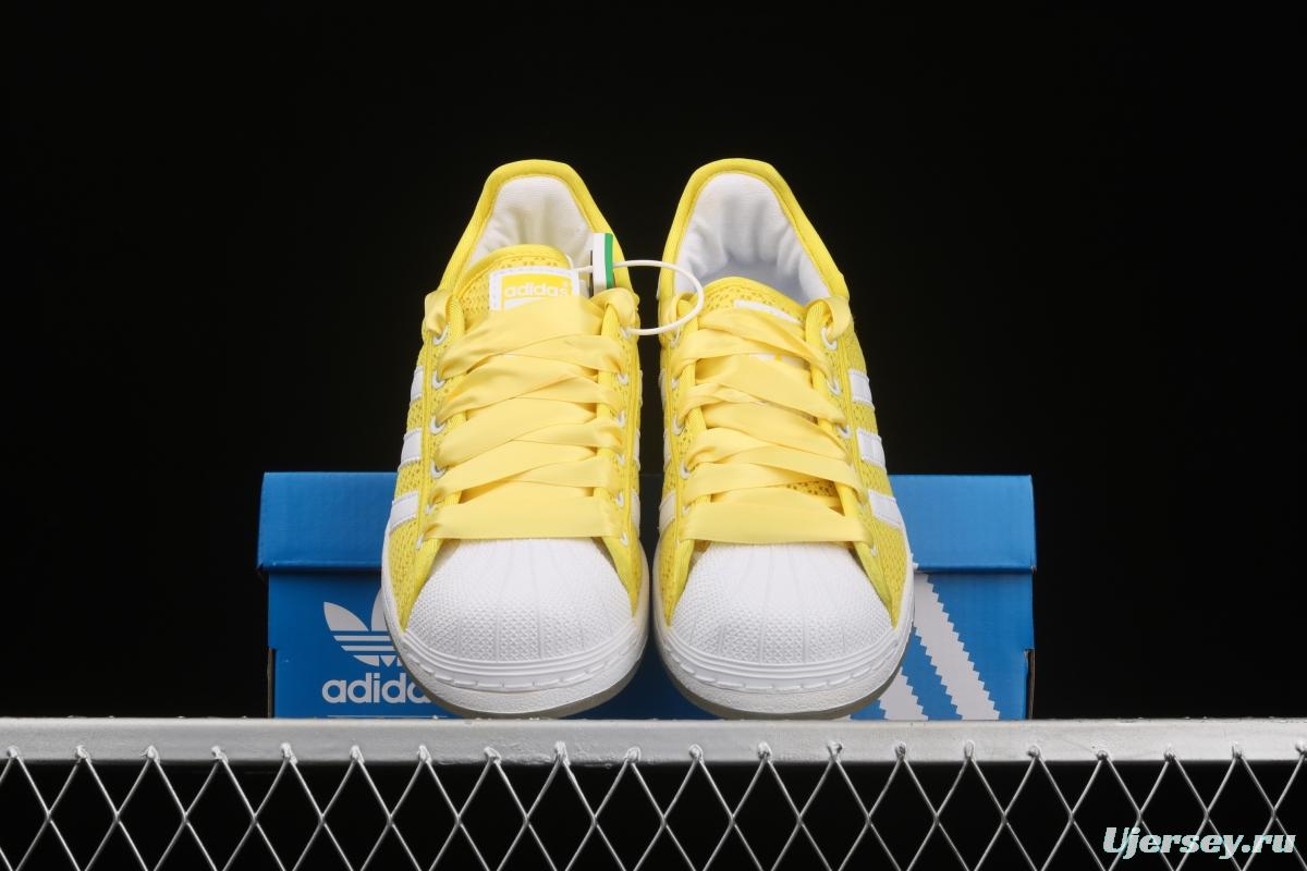 Adidas Originals Superstar S82581 shell head woven breathable leisure board shoes