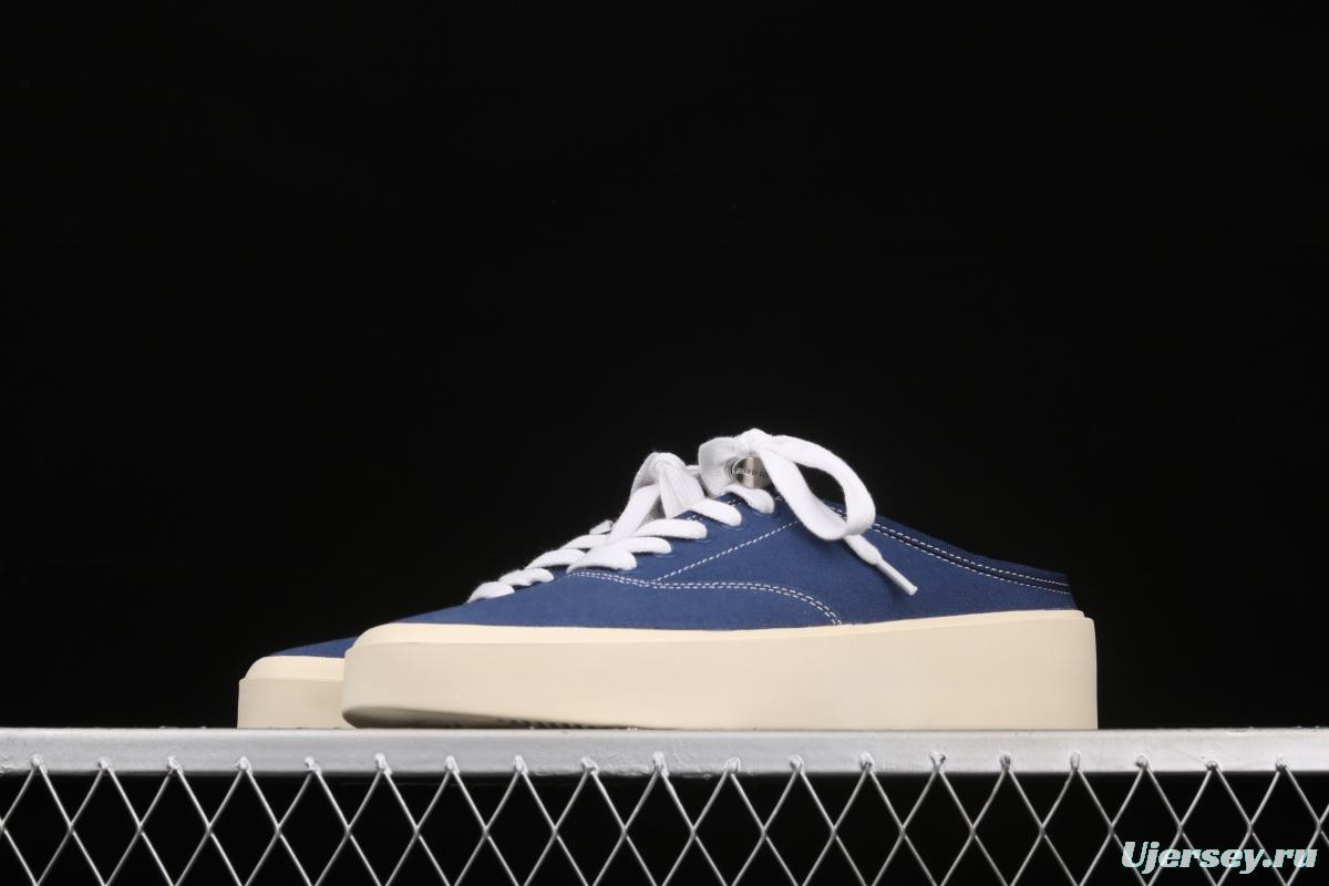 Fear Of God breathable canvas trend leisure semi-dragged blue and white color matching